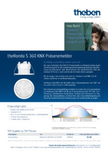 Aktionsblatt zu theRonda S 360 KNX Flat