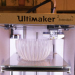 Erstellung eines Lampenschirms im 3D-Drucker.
