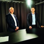 Erich Schuller, Segment Marketing Manager für Wohnbau, und Manuel Welsch, Produktmanager Verdrahtete Verteiler