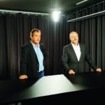Markus Hoellein, Vertrieb Steinel Austria und Rene Gumpold Produktmanager Lichttechnik
