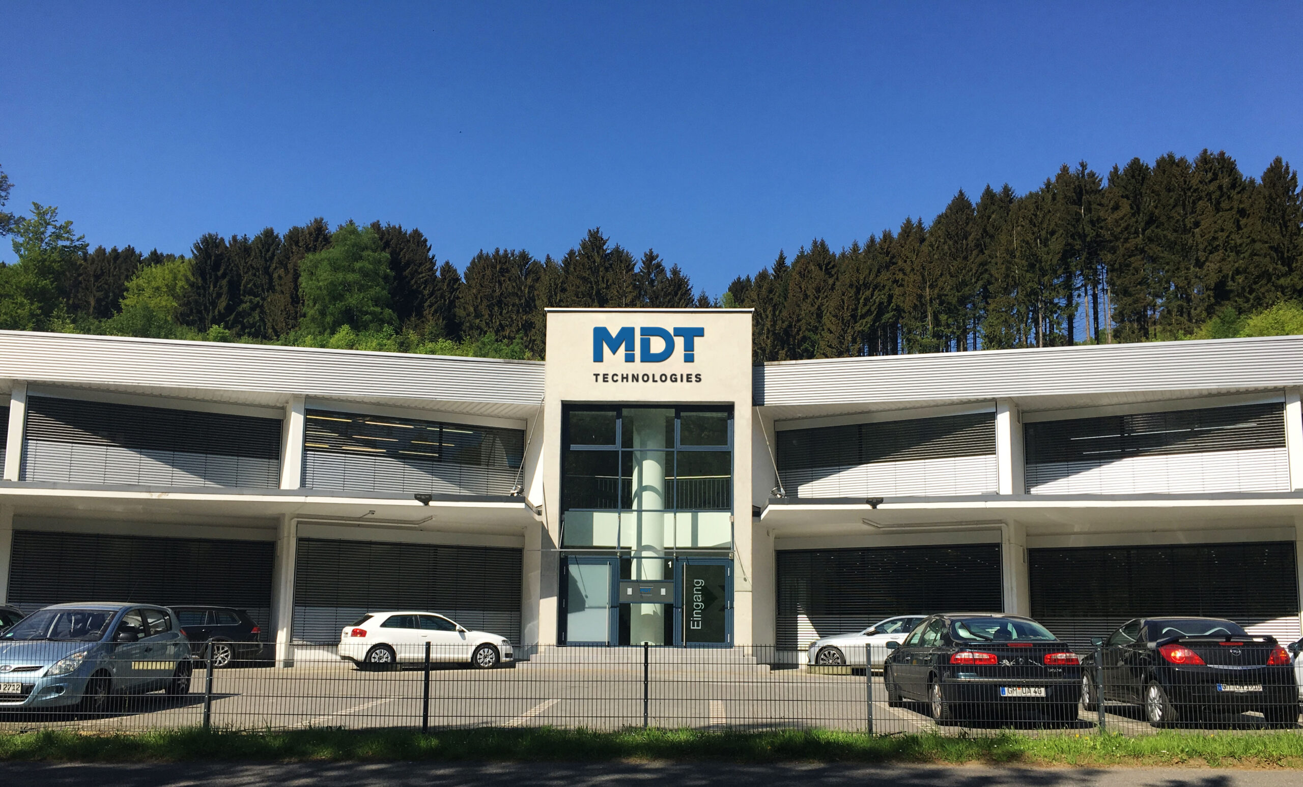 Die Firmenzentrale von MDT befindet sich in Engelskirchen, östlich von Köln. 