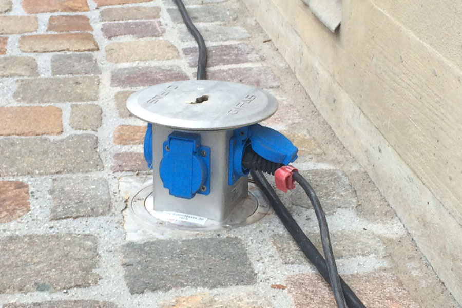 MASSO mit Schraubdeckel, verbaut im Außenbereich