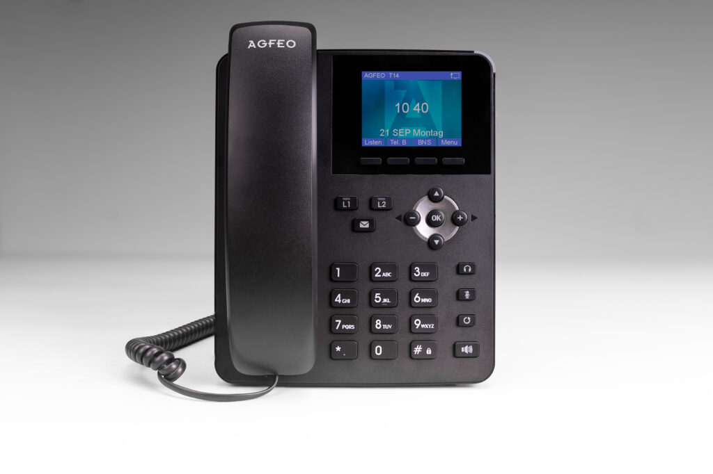 Das Agfeo T 14 SIP ist ein hochmodernes, top-funktionales SIP-Telefon.