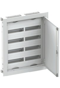 ComfortLine Compact Unterputz-Kleinverteiler mit geöffneter Tür.