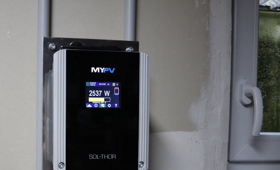 my-PV SOLTHOR DC Power-Manager zur direkten Nutzung von PV-Strom für Heizstäbe