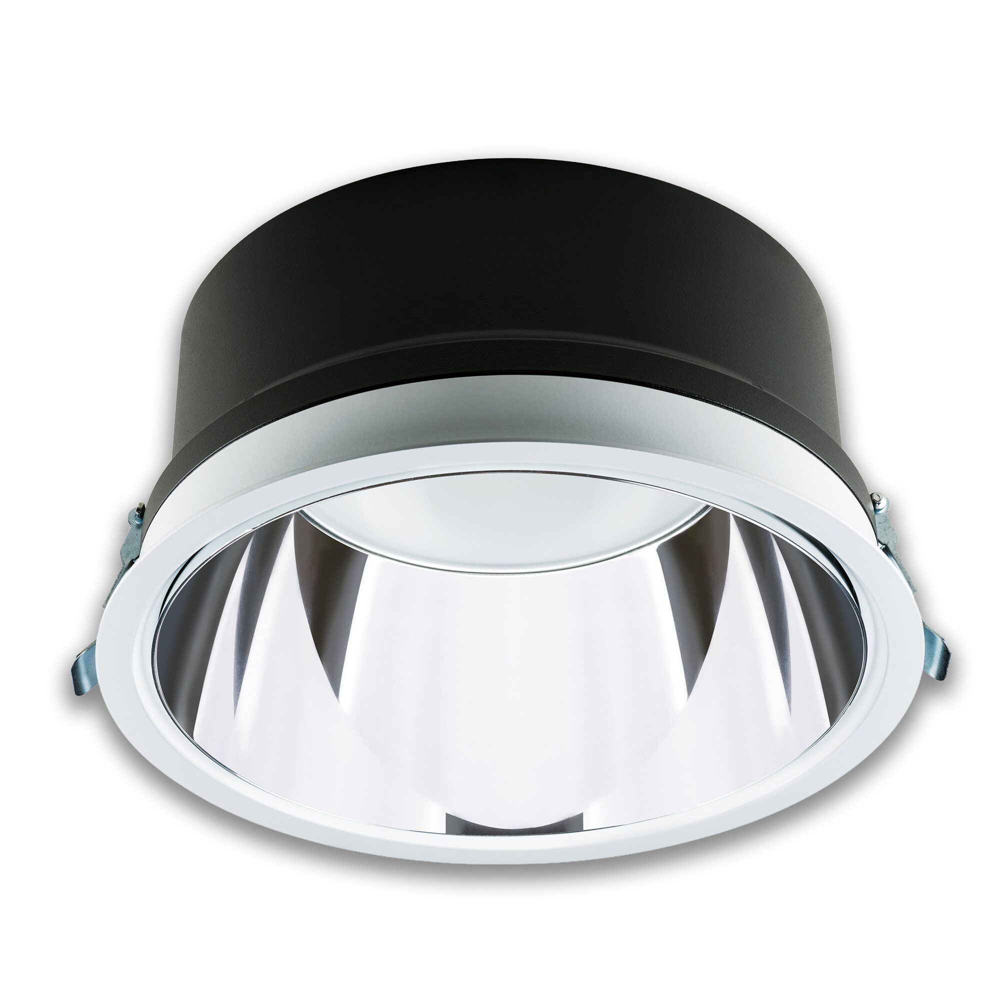 Rundes Solstice LED-Downlight mit integrierter Sensorik.